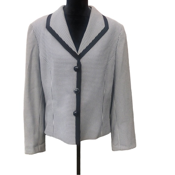 Evan Picone Houndstooth Blazer Size 18 - Picture 12 of 12